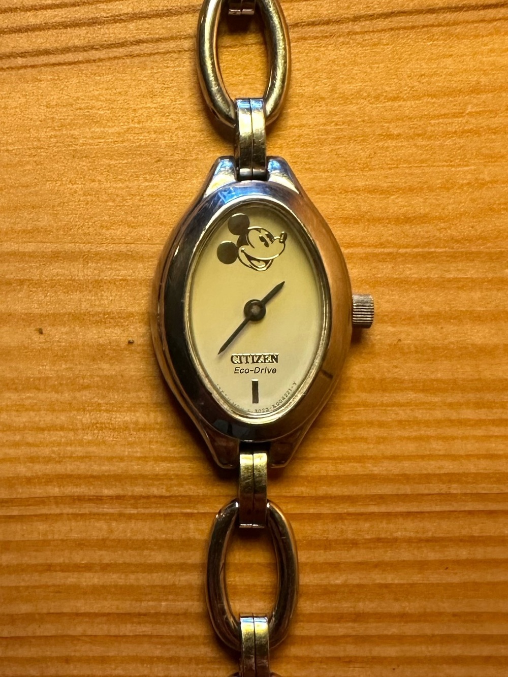 Citizen Women's Silver Tone Mickey Mouse Eco-Drive Bracelet Watch